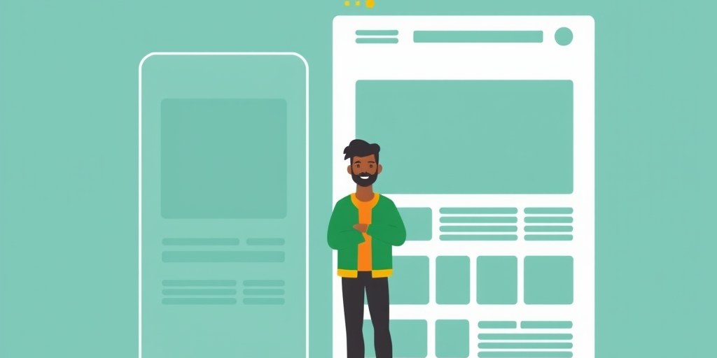 Single page shape compared with a larger multi-page website shape